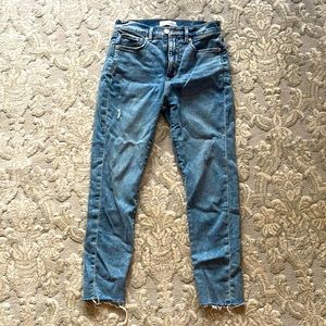 Cropped LOFT skinny jeans